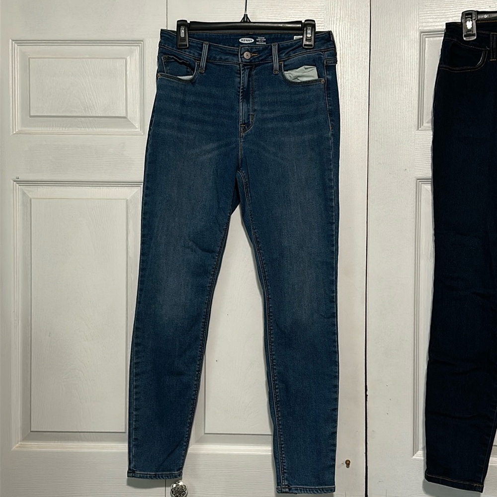 Women's Old Navy Super Skinny Rockstar High Rise Jeans